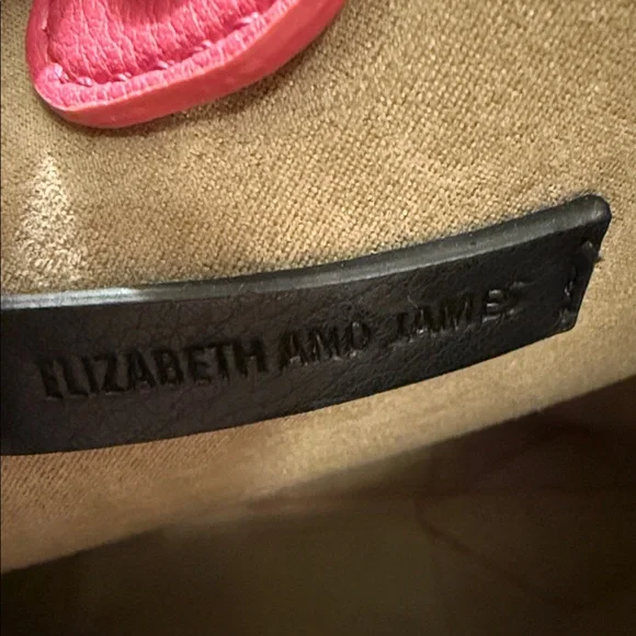 Elizabeth and James Fuchsia Croc-Embossed Tote - Picture 6 of 11